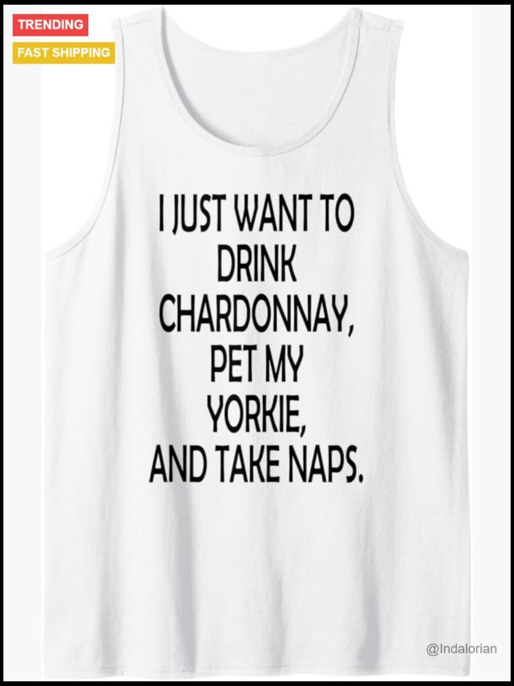 Pet My Yorkie Dogs Take Naps Casual Graphic Tank Top